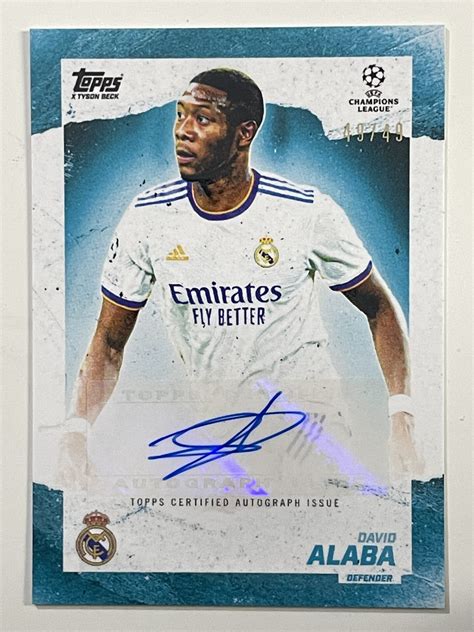 David Alaba Football Trading Card Details